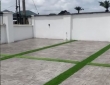 Premium grass installed on increte 1